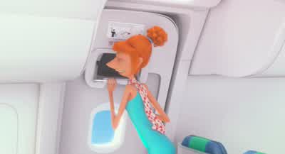 Thank you, Gru stewardess! - Despicable Me 2