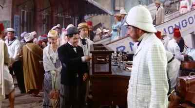 - Thank you.
- Here! Just a minute. - Around the World in Eighty Days