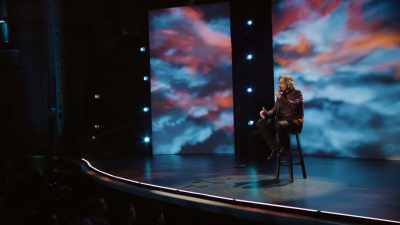 - Thank you, I...
- (AUDIENCE LAUGHING) - Marc Maron: From Bleak to Dark