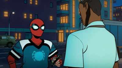 Thank you. I just turned around
for one second, and-- - Your Friendly Neighborhood Spider-Man
