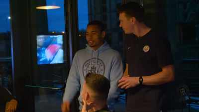 -Thank you.
-[laughter and applause] - All or Nothing: Manchester City