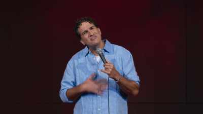 -Thank you."
-(laughter) - Gary Gulman: Born on 3rd Base