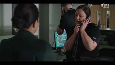 Thank you, Ma'am.
She won't be a minute. - DI Ray