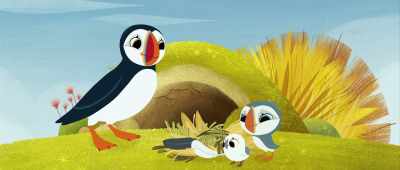 - Thank you, Oona.
- And thank you, Baba! - Puffin Rock and the New Friends