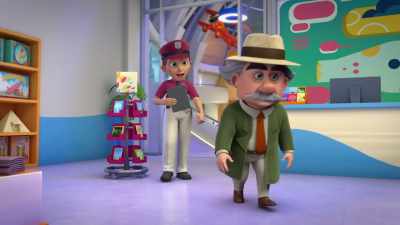 Thank you, sir. Especially since
the floor buffer ate my car keys. - Ridley Jones