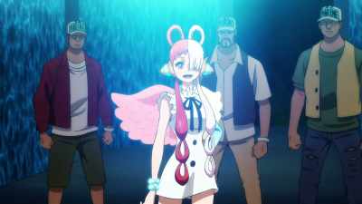 Thank you for taking time off
and being here! - One Piece Film Red