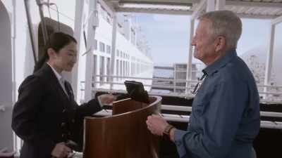 -Thank you.
-Thank you. - Cruise Ship Murder