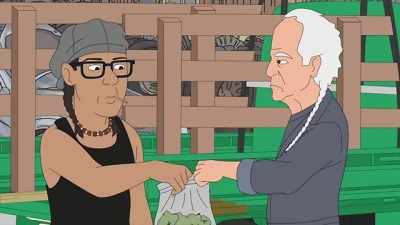 Thankfully we were able to get
some nice lumber from Reggie - Trailer Park Boys: The Animated Series