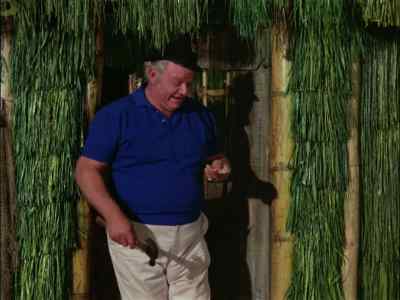 THANKS A LOT FOR
THESE PLASTIC NAILS, PROFESSOR. - Gilligan's Island