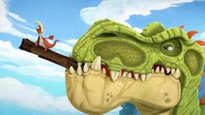 Thanks a lot, Giganto!
There goes my present for Ayati! - Gigantosaurus
