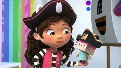Thanks for building us
this craft-tastic ship, Baby Box. - Gabby's Dollhouse