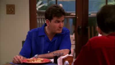 Thanks for babysitting, Rose. - Two and a Half Men