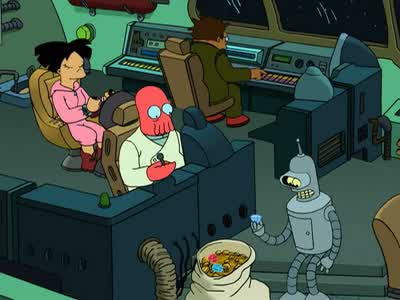 - Thanks for saving me from that creep. - Futurama
