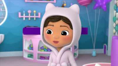 Thanks for inviting us,
and for the fluffy robes. - Gabby's Dollhouse