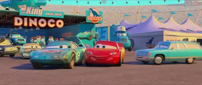 - Thanks, Lightnin'. - Cars