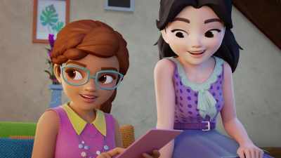 "Thanks to real estate
developer Carter Greene, - LEGO Friends: Girls on a Mission