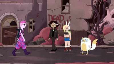 Thanks for saving --
-Strange cat mutant, - Adventure Time: Fionna & Cake