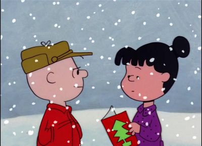Thanks for the Christmas card you sent me Violet - A Charlie Brown Christmas