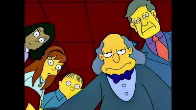 That was a close one, Lisa, - The Simpsons
