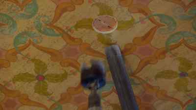 That is a perfect hole
through the plaster. - Brother vs. Brother