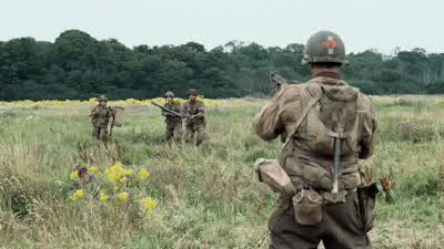 That was a recon element, second SS. - Saving Private Ryan