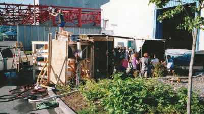 That was a set.
It was done outdoors. - Pennywise: The Story of IT