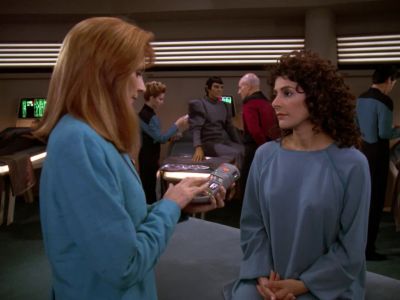 That about does it. How does it feel
to have your own face back? - Star Trek: The Next Generation
