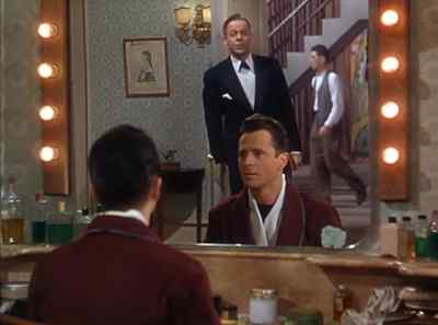 That actor you wanted to interview
for the new show... - The Jolson Story