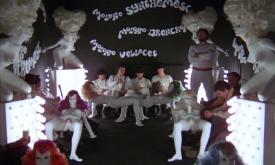 That is Alex and my three droogs - A Clockwork Orange