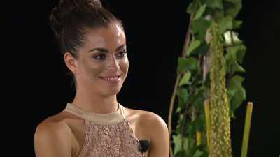 That all changed
when Katie walked in - Love Island