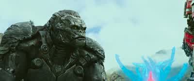 We have a small window before the portal openslarge enough for Unicron to enterThe bridge is girded by a series of tunnelsThey are too small for Maximals butBut not for humansOptimal If Noah and Elena reach the central antennathey can use the code to shut - Transformers: Rise of the Beasts