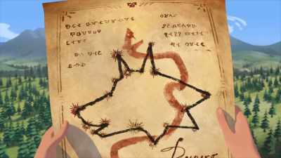 That arroyo's the exact same shape
as the snake on the map. - Spirit: Riding Free