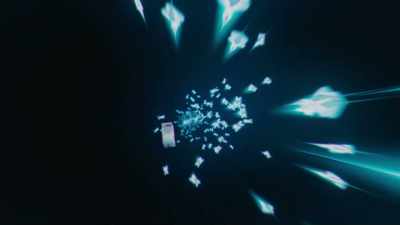 That blue photon, a
quantum packet of light, - Cosmos: Possible Worlds