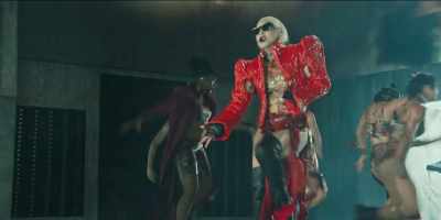 ♪ That boy is a
monster M-m-m-monster ♪ - Gaga Chromatica Ball