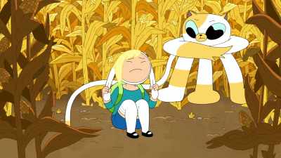 That bug guy's still after us
and we can't take him on. - Adventure Time: Fionna & Cake