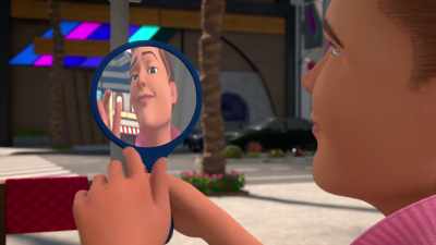 That chin, those cheekbones.
Uh, perfection. - Barbie: A Touch of Magic