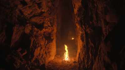 That climb up Dragon's Back, - Unknown: Cave of Bones