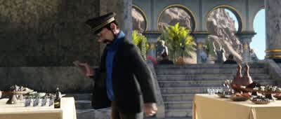 That was close. - The Adventures of Tintin