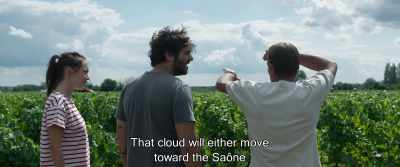That cloud will either move
toward the Saone - Back to Burgundy