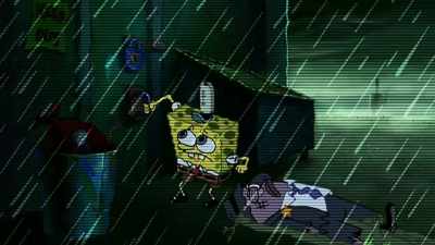 That was code.
If they had left it unlocked, - SpongeBob DocuPants