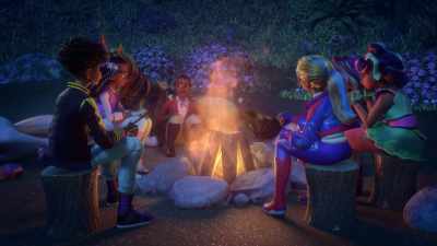 That constellation
brings magic to the island. - Unicorn Academy