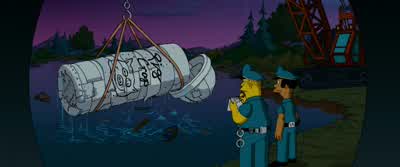 That could be anybody's pig crap silo - The Simpsons Movie