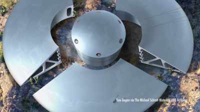 That craft was allegedly
brought back to Los Alamos, - Accidental Truth: UFO Revelations