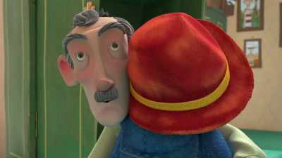 That was definitely a spider as well.
Big as a house it was! - The Adventures of Paddington