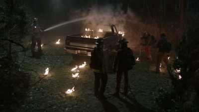 That developer's SUV from
the Wallace Development fire. - Fire Country