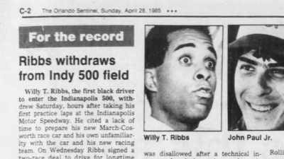 That you don't belong. - Uppity: The Willy T. Ribbs Story
