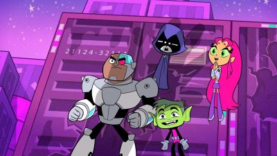 -That dude's got baby hands!
-Look at them. - Teen Titans Go!