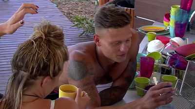 ‐That is embarrassing.
‐(LAUGHS) - Love Island