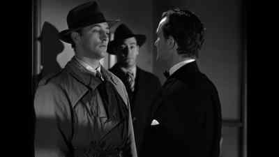 That evens this. Fold your
hands, or I'll do it for you. - Out of the Past