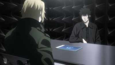 That explains
how the enemy's walking around - Psycho-Pass: Providence